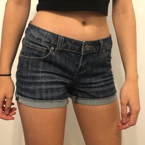 Dark Blue Jean Shorts